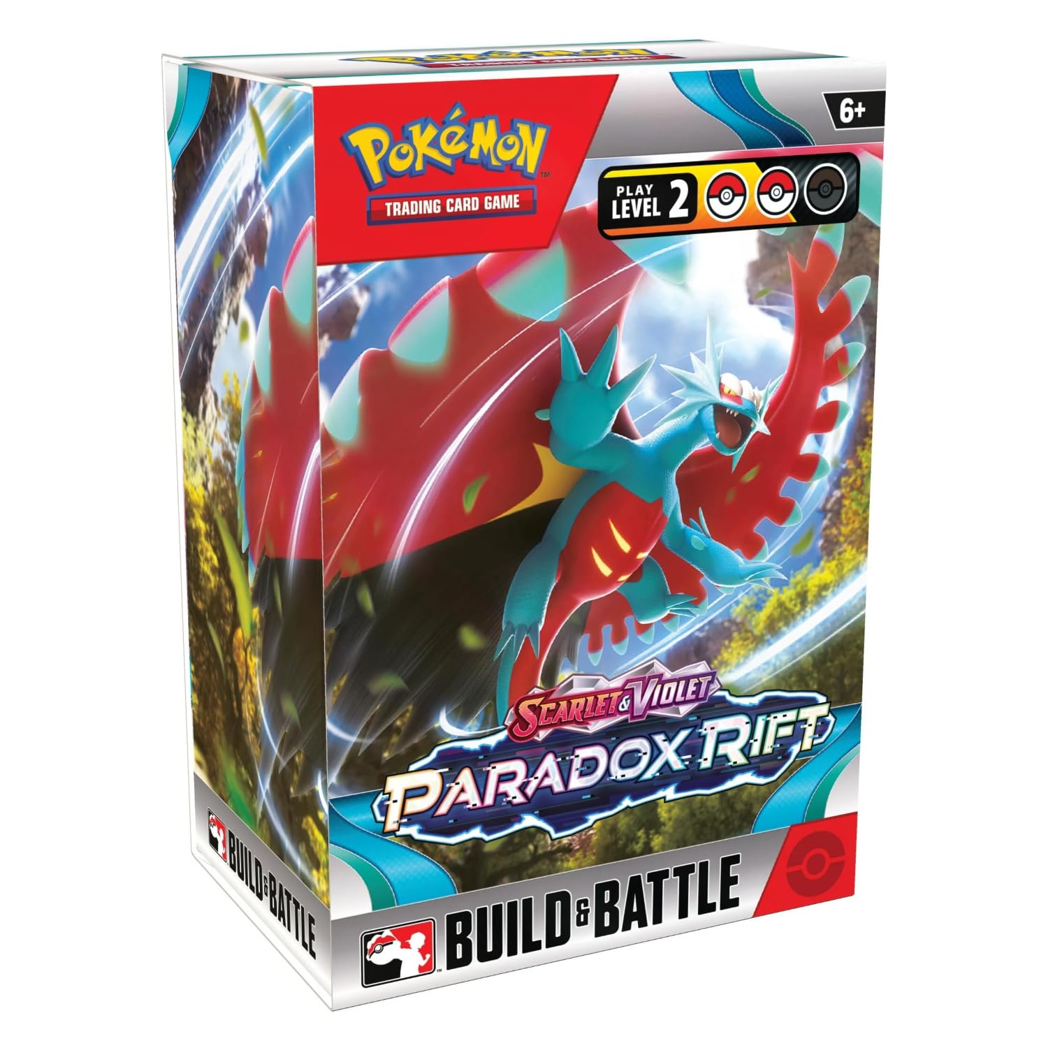 Pokemon: Scarlet & Violet 4: Paradox Rift Booster Build & Battle Box - 4 Packs, Promos