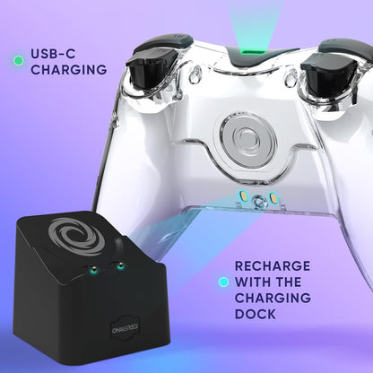 Nintendo Switch Oniverse Astralite Controller Wireless Smoked White Inkl. Charging Station