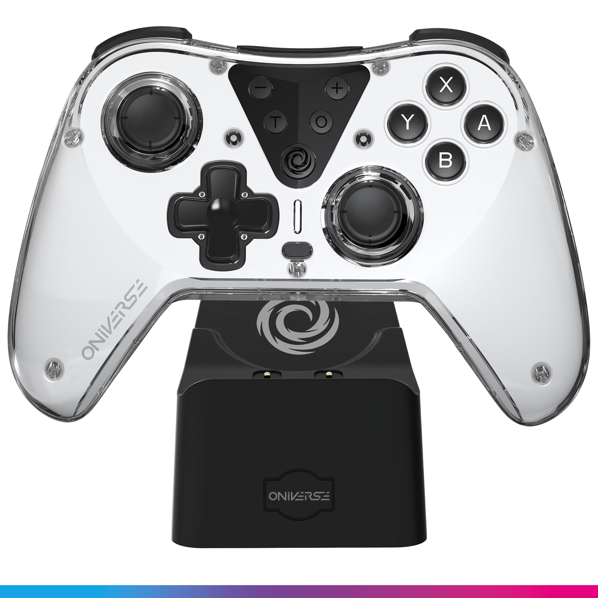 Nintendo Switch Oniverse Astralite Controller Wireless Smoked White Inkl. Charging Station