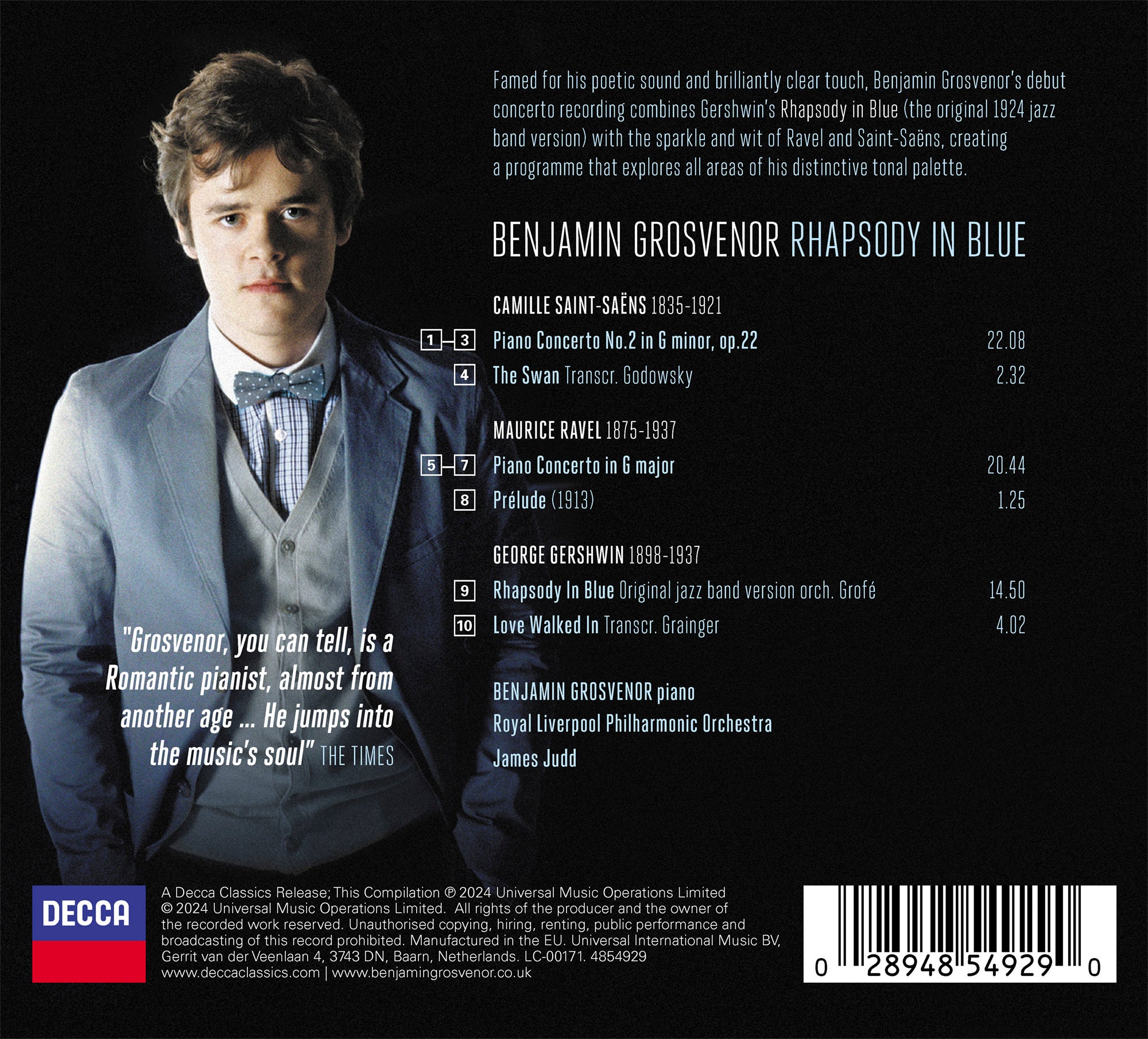 Benjamin Grosvenor: Rhapsody in Blue