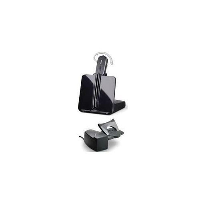 Plantronics - CS540 Wireless DECT Headset with HL-10 Lifter (Poly) - Single Ear (Mono) Convertible (3 wearing styles) - Connects to Desk Phone - Noise Canceling Microphone With Lifter HL10 Single