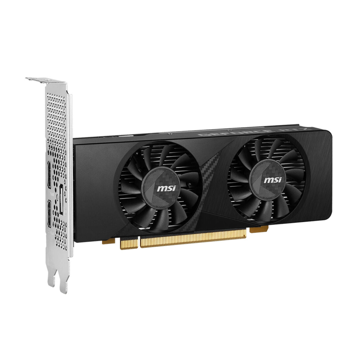 MSI GeForce RTX 3050 LP 6G OC Gaming Graphics Card - 6GB GDDR6, 1492 MHz, PCI Express Gen 4, 96-bit, 1x DP (v1.4a), 2x HDMI 2.1 (Supports 4K