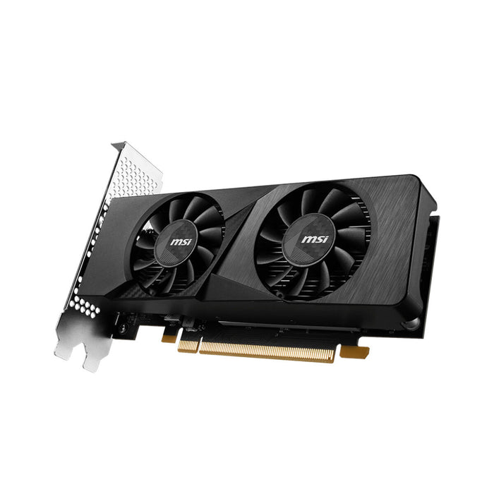 MSI GeForce RTX 3050 LP 6G OC Gaming Graphics Card - 6GB GDDR6, 1492 MHz, PCI Express Gen 4, 96-bit, 1x DP (v1.4a), 2x HDMI 2.1 (Supports 4K