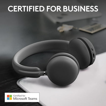 Logitech Zone Wireless 2 Premium Noise Cancelling Headset with Hybrid ANC, Bluetooth, USB-C, USB-A, Certified for Zoom, Google Meet, Google Voice, Fast Pair, Graphite