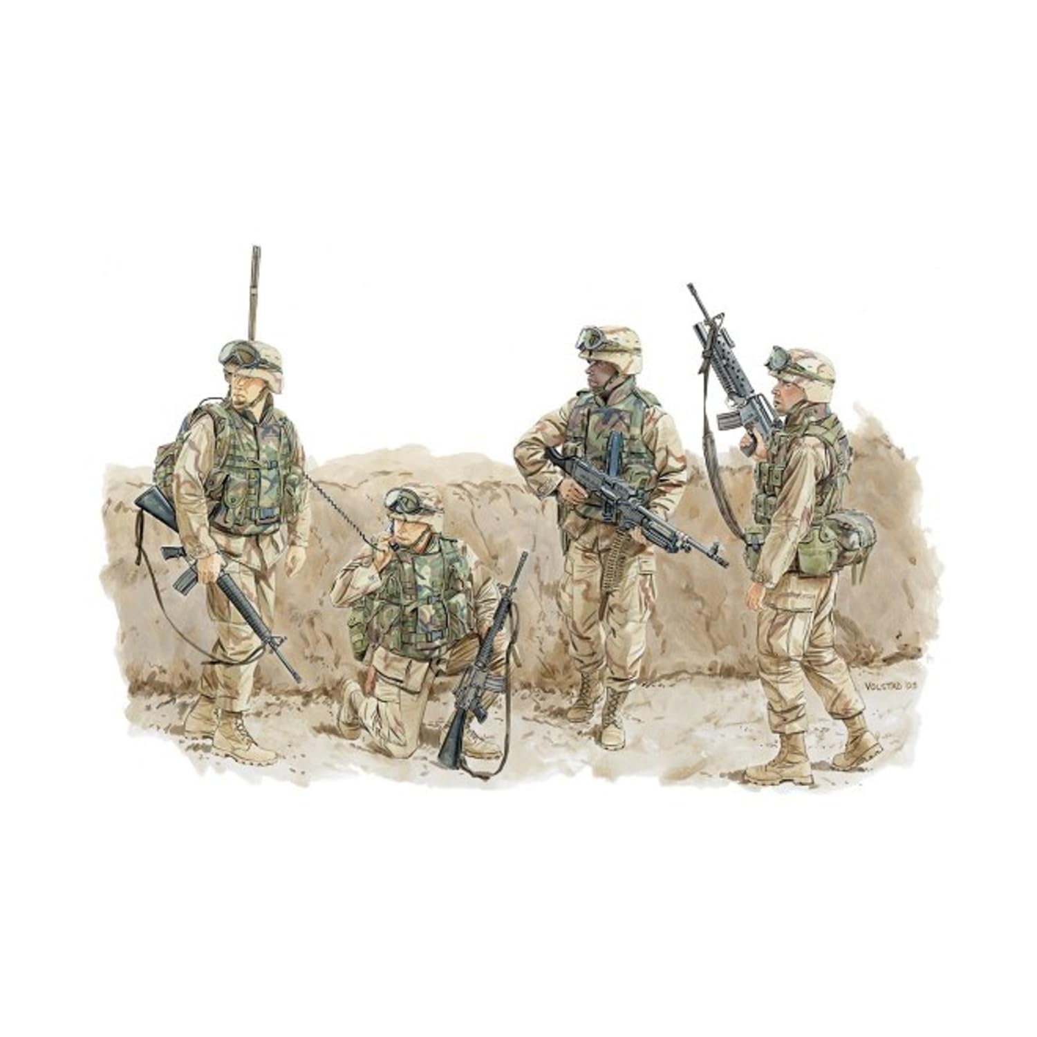 Dragon - 1/35 U.s. Modern Marines