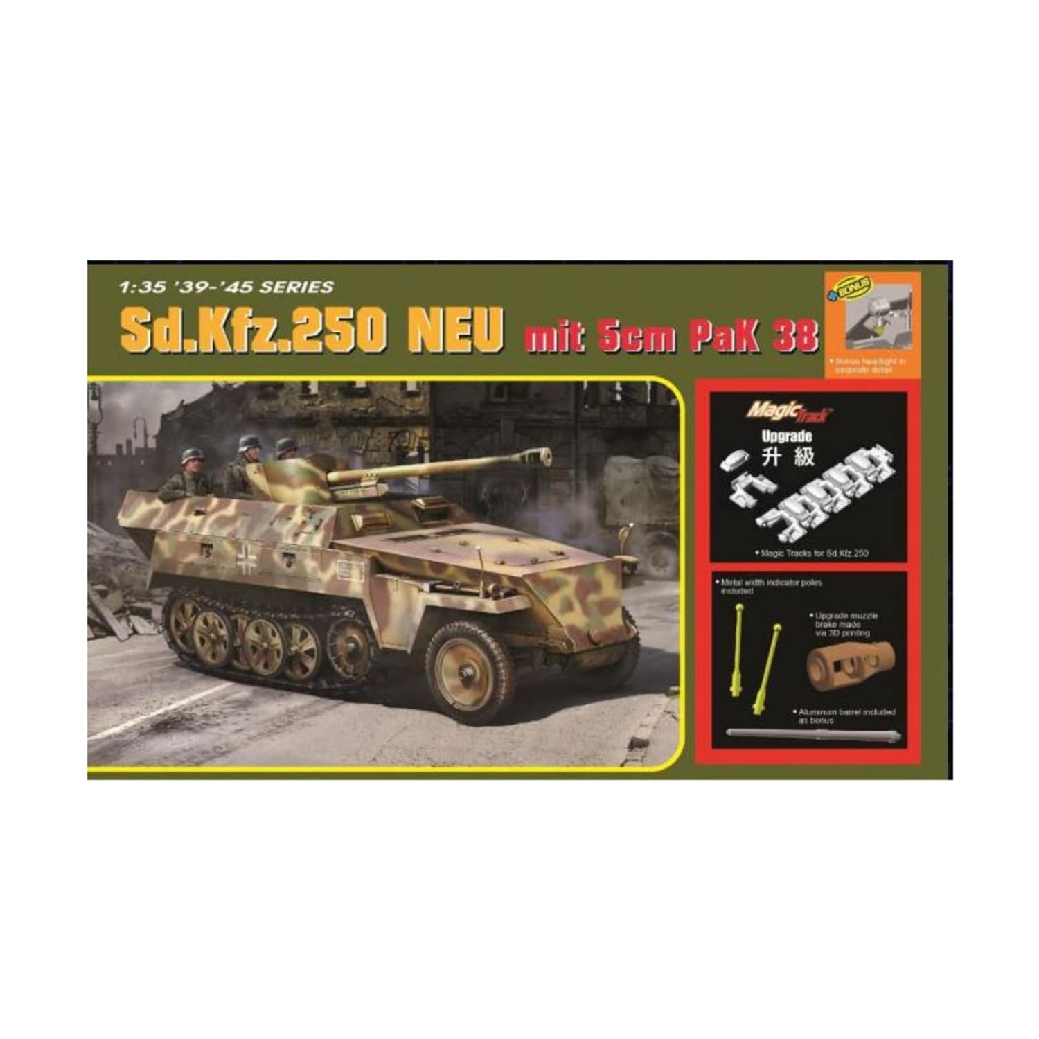 Dragon - 1/35 Sd.kfz.250 W/ 5cm Pak 38