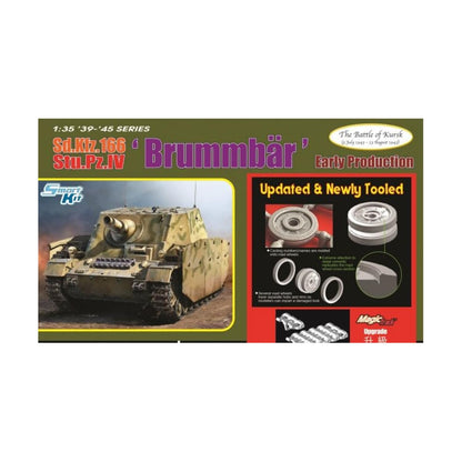 ドラゴンモデル Dragon 6992 Sd.Kfz.166 STU.PzIV 'Brummbar' Early Production 1:35 Model Kit