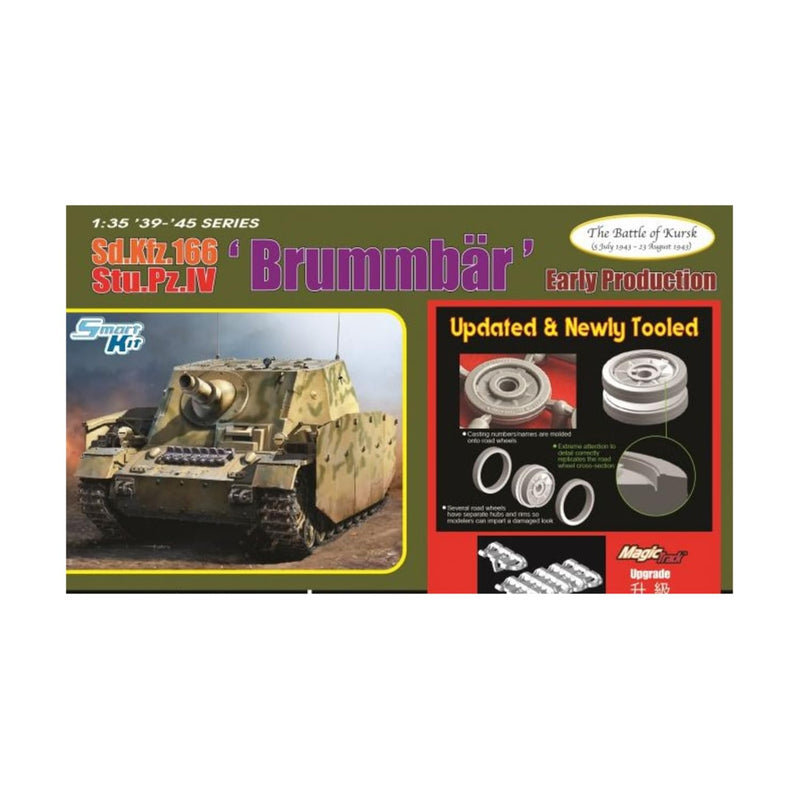 ドラゴンモデル Dragon 6992 Sd.Kfz.166 STU.PzIV 'Brummbar' Early Production 1:35 Model Kit