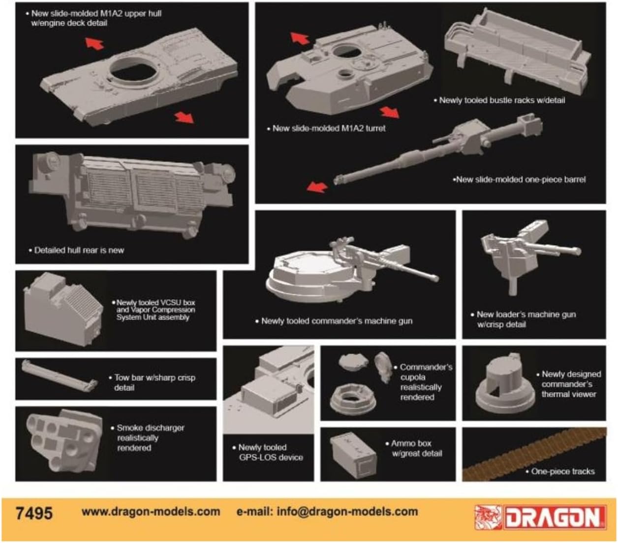dragon - 1/72 M1A2 SEP