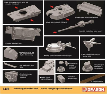 dragon - 1/72 M1A2 SEP