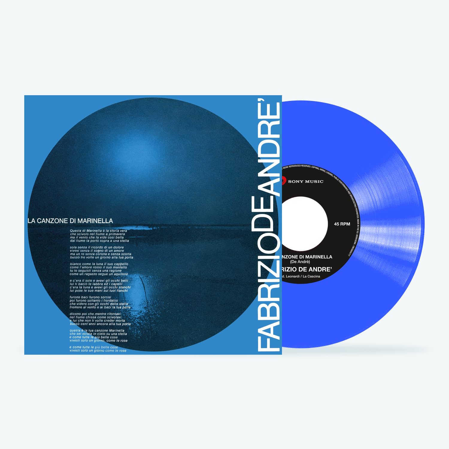La Canzone Di Marinella, Amore Che Vieni Amore Che Vai (7`` Colorato Blu Num.Ltd)