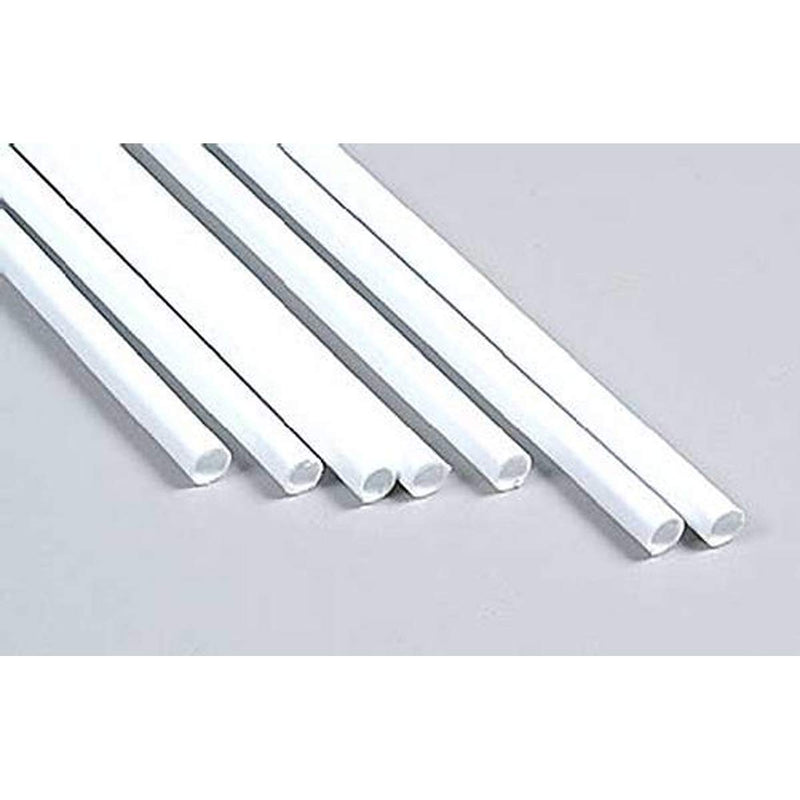 Plastruct 90606 Tube Styrene 1/4" (7), 90606