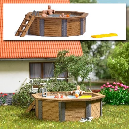 Busch - GARTENPOOL MIT FAMILIE H0