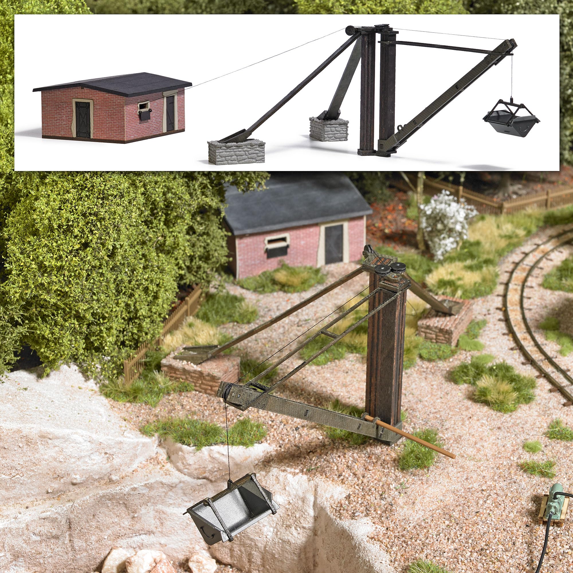 Busch 1975 gru girevole con ventricola