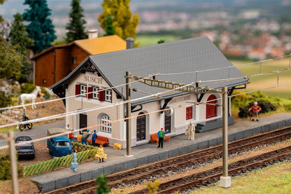 FALLER 212125 N Susch Train Station Track Gauge N