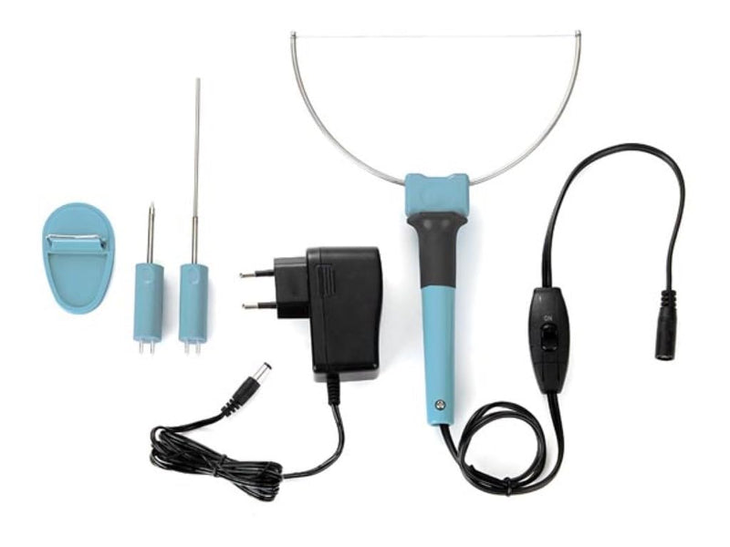 Velleman 3-in-1 Styroporschneider mit 3 austauschbaren Aufsätzen: Heißdraht, Heißmesser und Gravierstift, inklusive 5V-Stromadapter & Halterung, 8W, für kreative Projekte, Modellbau und Dekorationen