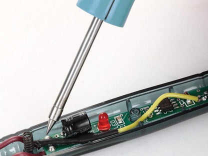 Velleman 3-in-1 Styroporschneider mit 3 austauschbaren Aufsätzen: Heißdraht, Heißmesser und Gravierstift, inklusive 5V-Stromadapter & Halterung, 8W, für kreative Projekte, Modellbau und Dekorationen