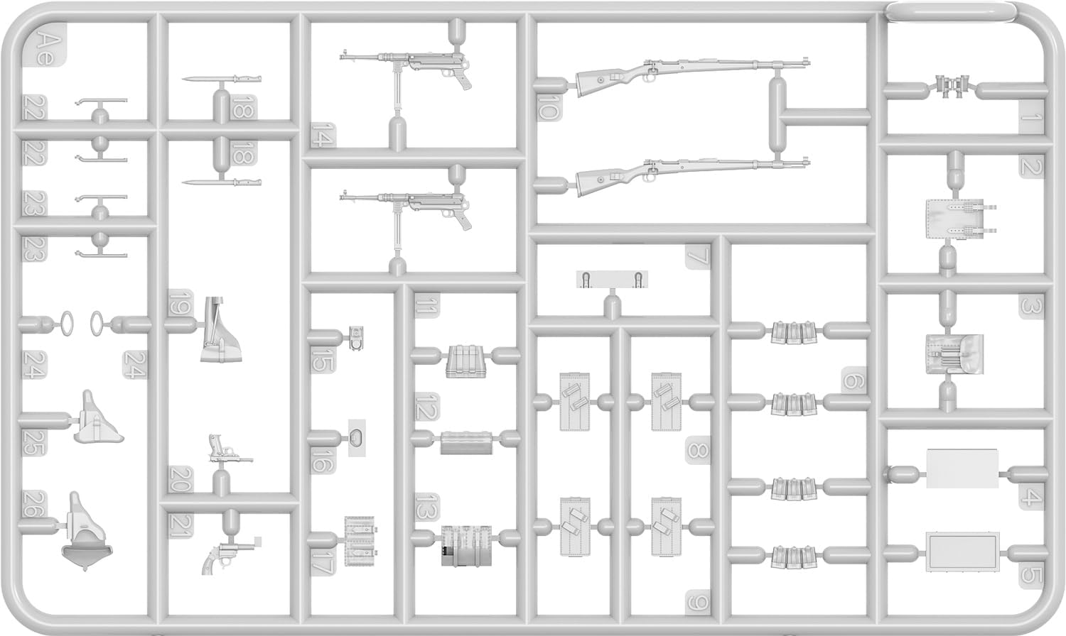 Miniart MIN35411 Scale Model, Unpainted