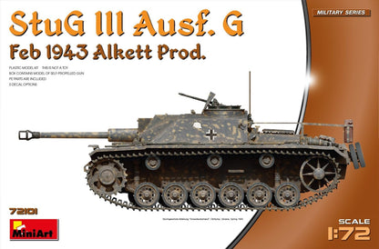 MiniArt - Modell Panzer Stug III Ausf.g Feb 1943 Alkett Prod 72101|1/72 Modellbau Panzer Promo