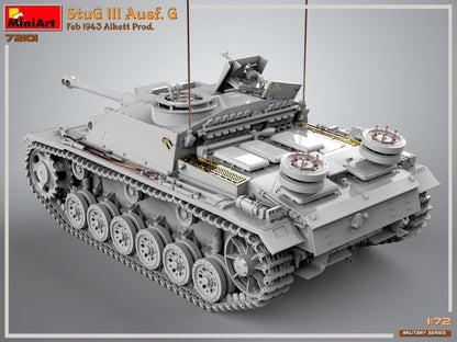 MiniArt - Modell Panzer Stug III Ausf.g Feb 1943 Alkett Prod 72101|1/72 Modellbau Panzer Promo