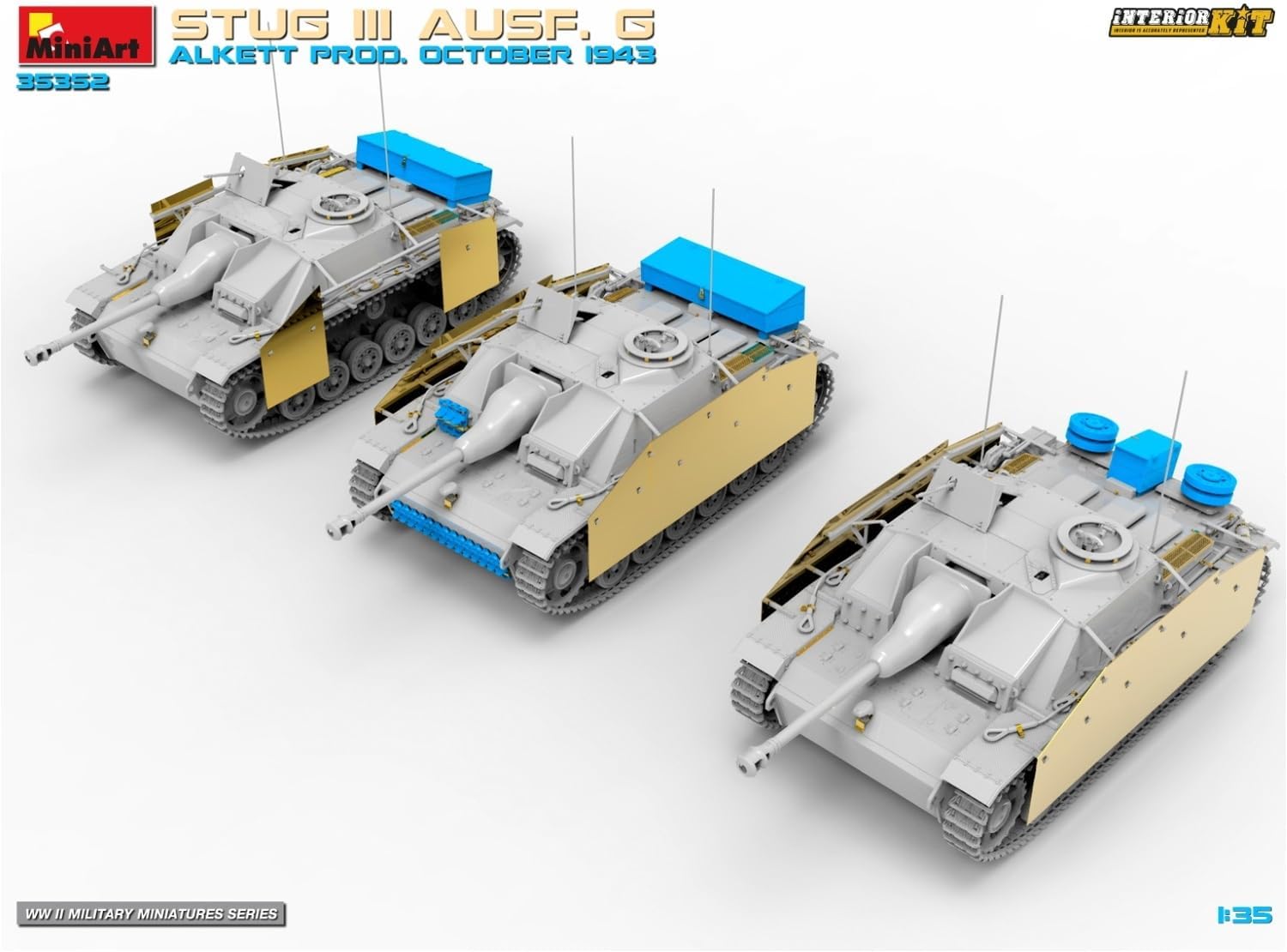 Miniart MIN35352 Scale Model, Molded Color
