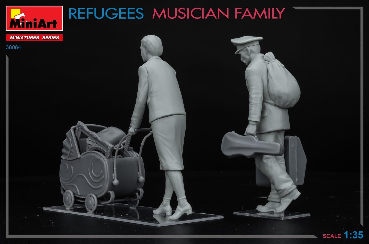 Miniart MIN38084 Scale Model, Molded Color