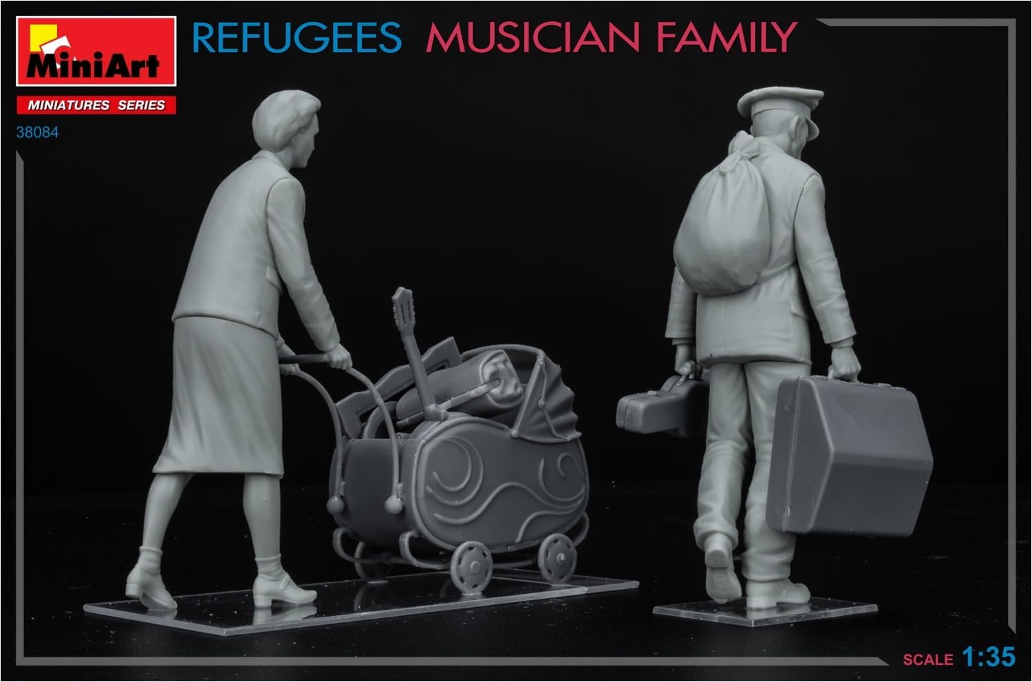 Miniart MIN38084 Scale Model, Molded Color