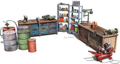 Miniart MIN49011 Scale Model, Molded Color