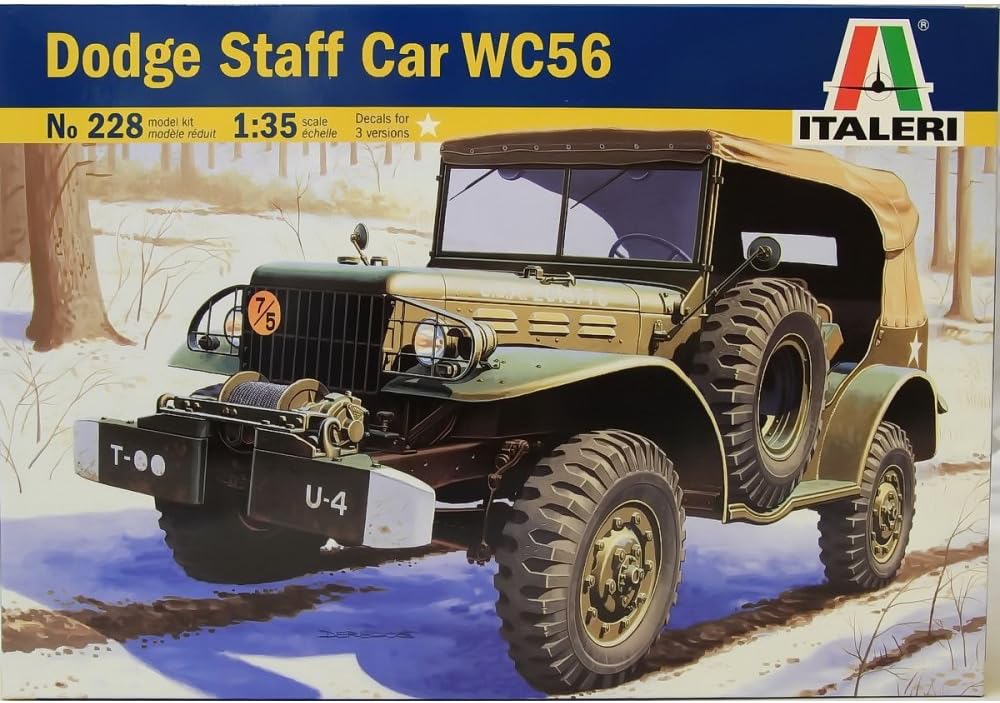 Italeri Dodge Staff Car WC56 Model Kit