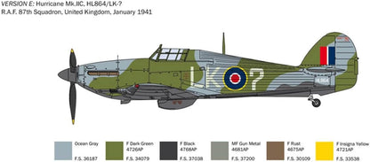 Italeri Hurricane Mk.IIC Aircraft Model Kit
