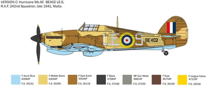 Italeri Hurricane Mk.IIC Aircraft Model Kit