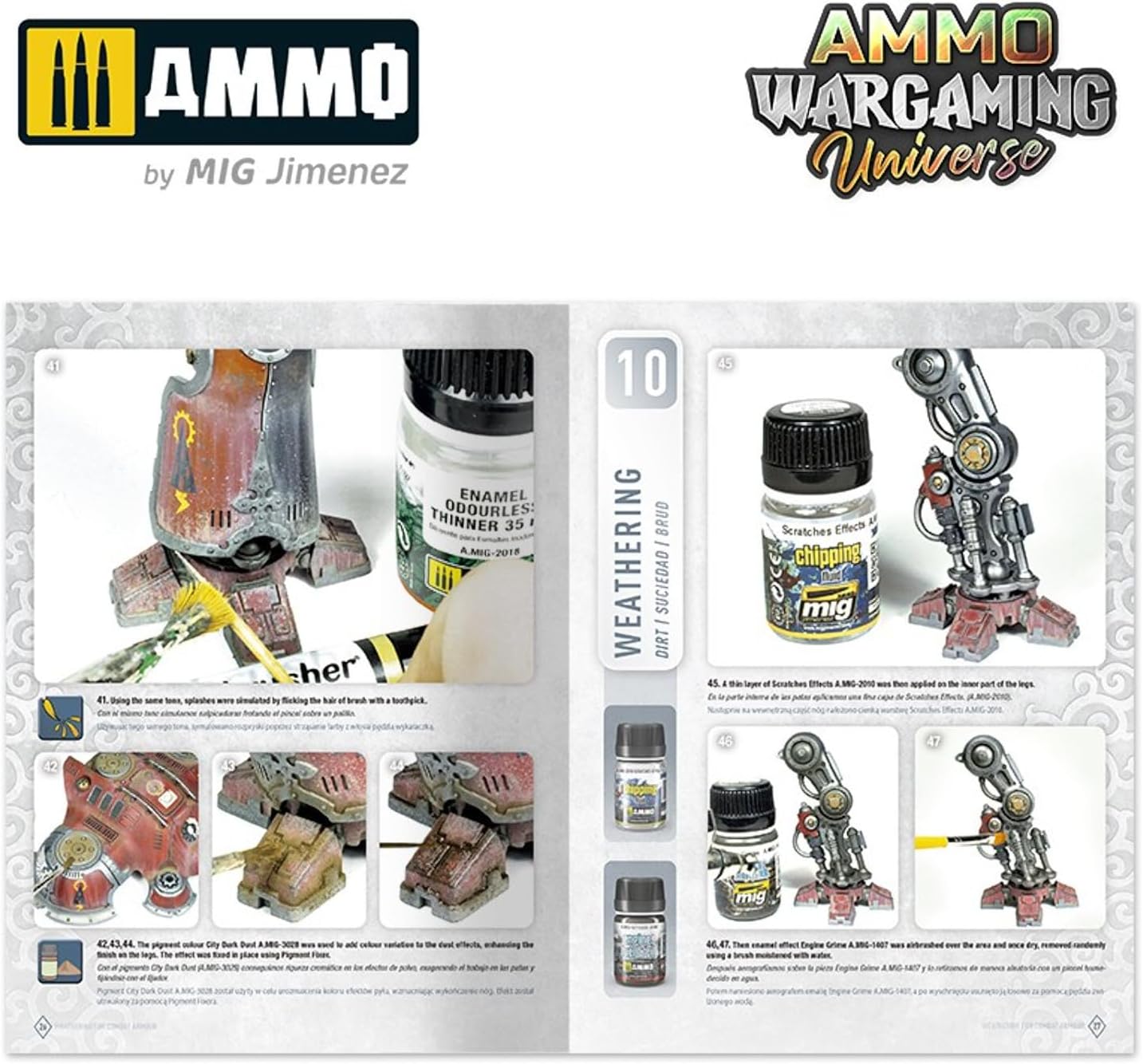 Ammo Mig Jimenez - Book Ammo Wargaming #03 Weathering Combat Armour Eng.