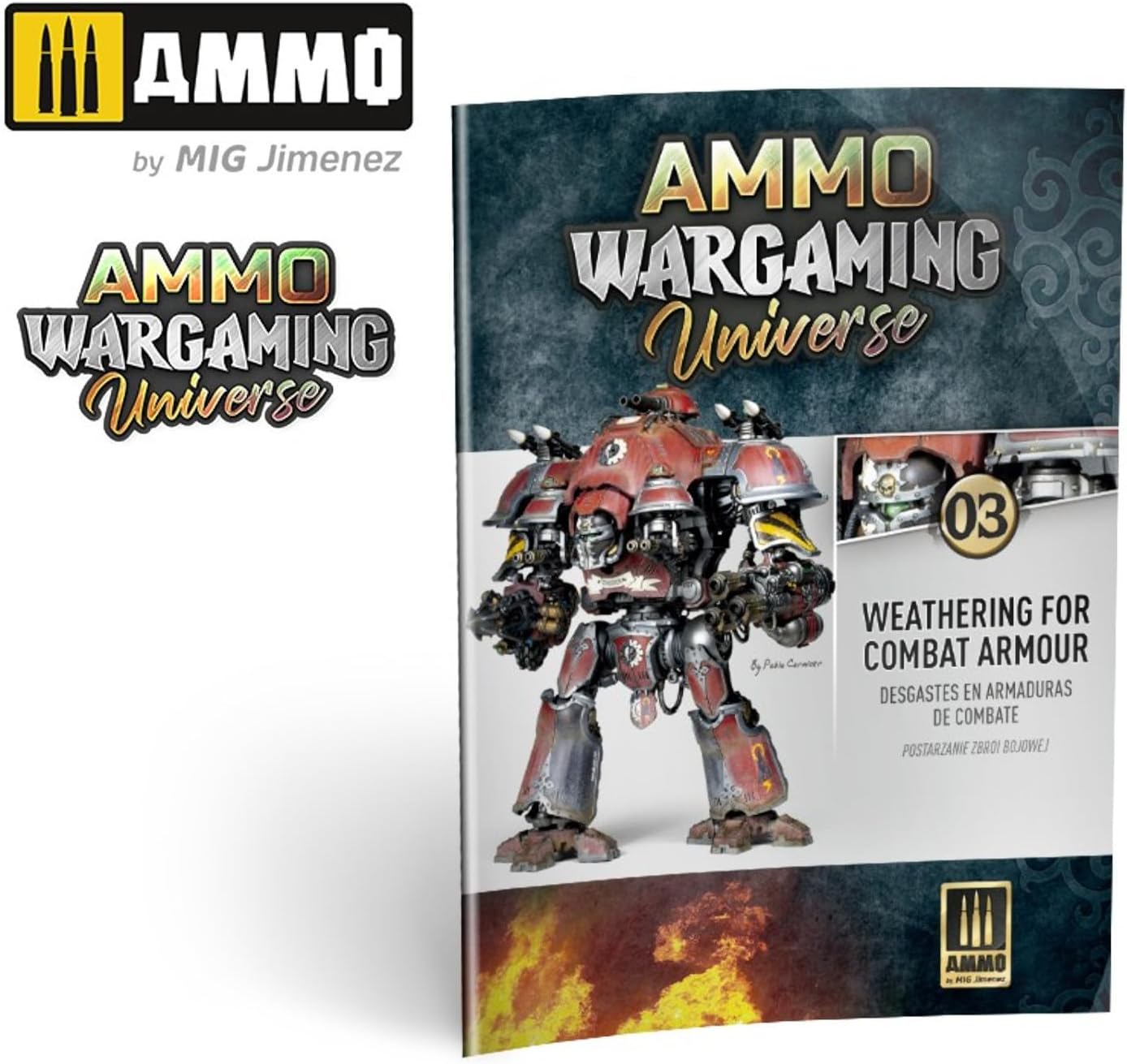 Ammo Mig Jimenez - Book Ammo Wargaming #03 Weathering Combat Armour Eng.
