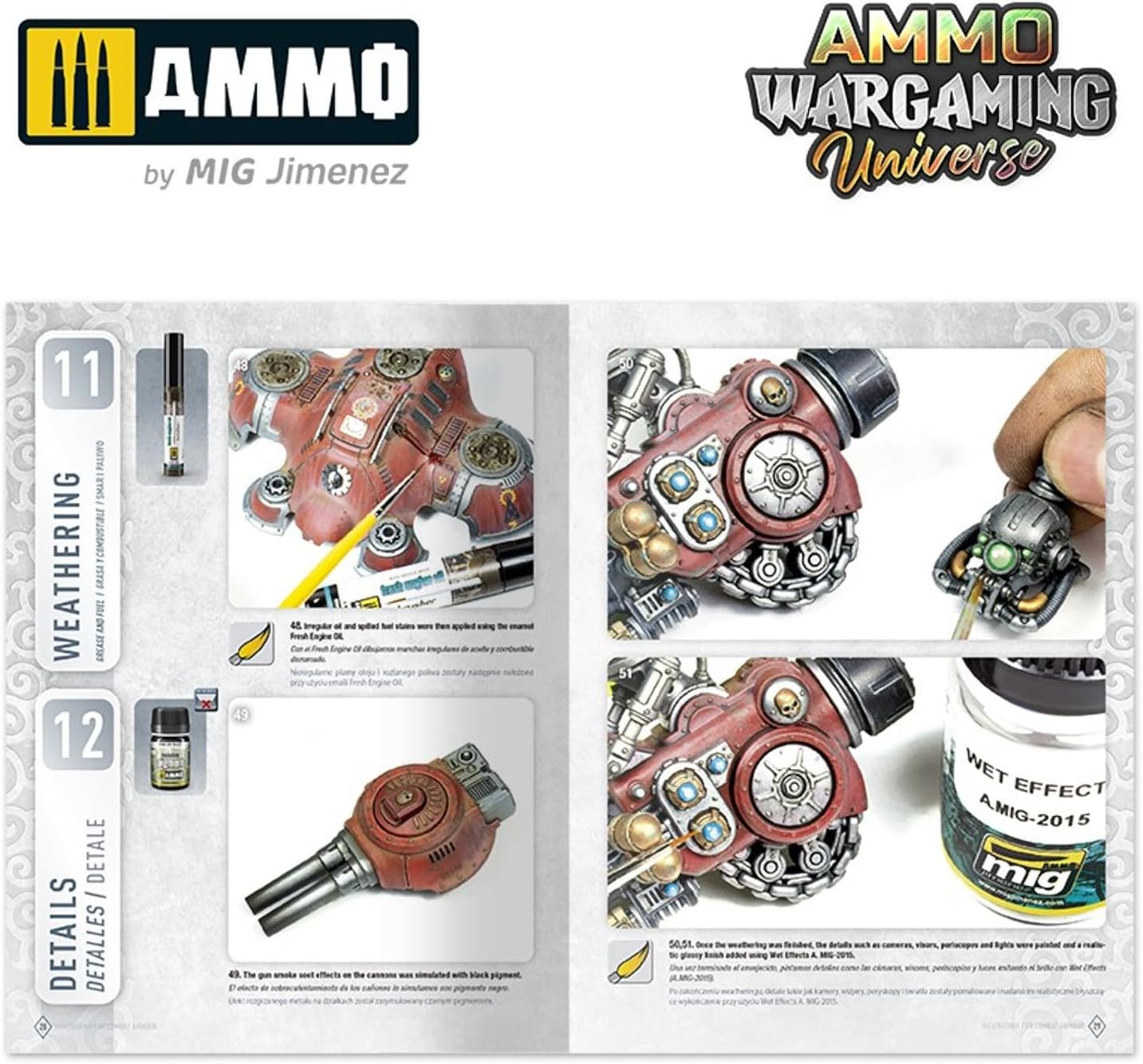 Ammo Mig Jimenez - Book Ammo Wargaming #03 Weathering Combat Armour Eng.