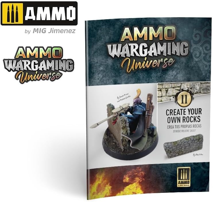 Mig Jimenez Ammo BOOK AMMO WARGAMING #11 CREATE YOUR OWN ROCKS ENG.