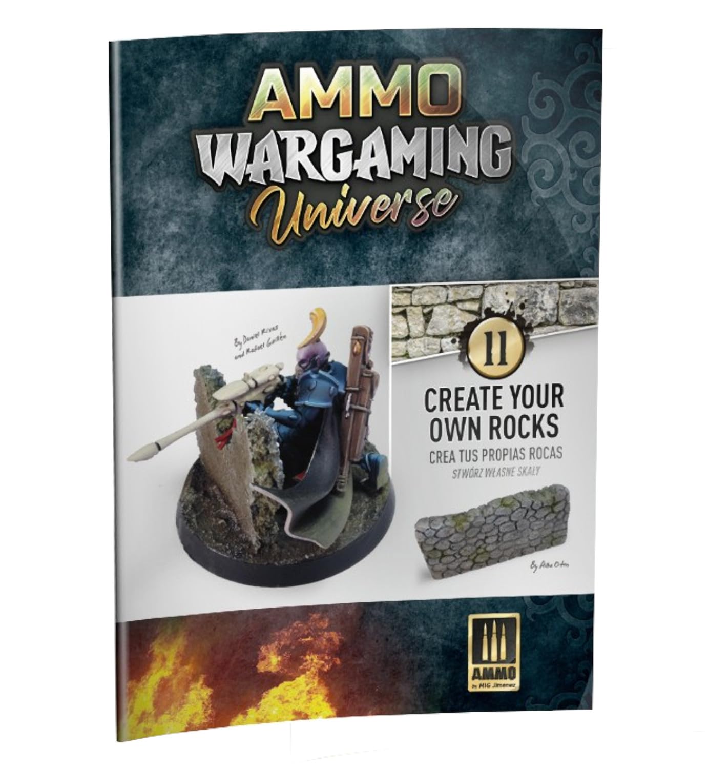 Mig Jimenez Ammo BOOK AMMO WARGAMING #11 CREATE YOUR OWN ROCKS ENG.