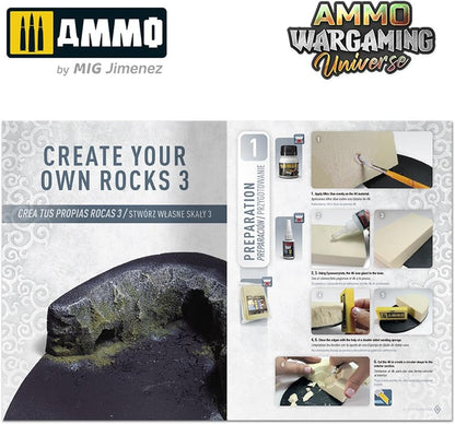 Mig Jimenez Ammo BOOK AMMO WARGAMING #11 CREATE YOUR OWN ROCKS ENG.