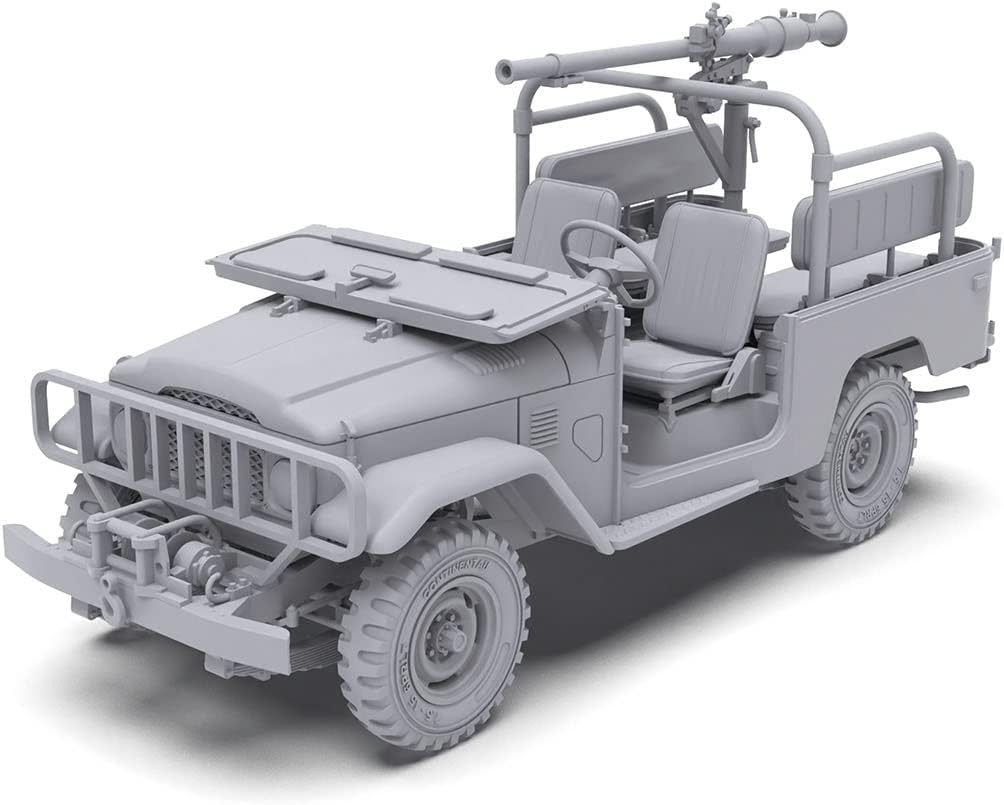 AK Interactive 35003 FJ43 Pickup w/SPG-9 Recoilless Gun 1:35 Plastic Model Kit