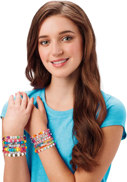 CRA-Z-ART 17883 Shimmer n Sparkle ABC Fashion Personalised Friendship Bracelets with Over 700 Beads, Standard