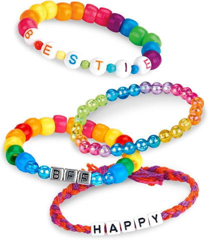 CRA-Z-ART 17883 Shimmer n Sparkle ABC Fashion Personalised Friendship Bracelets with Over 700 Beads, Standard