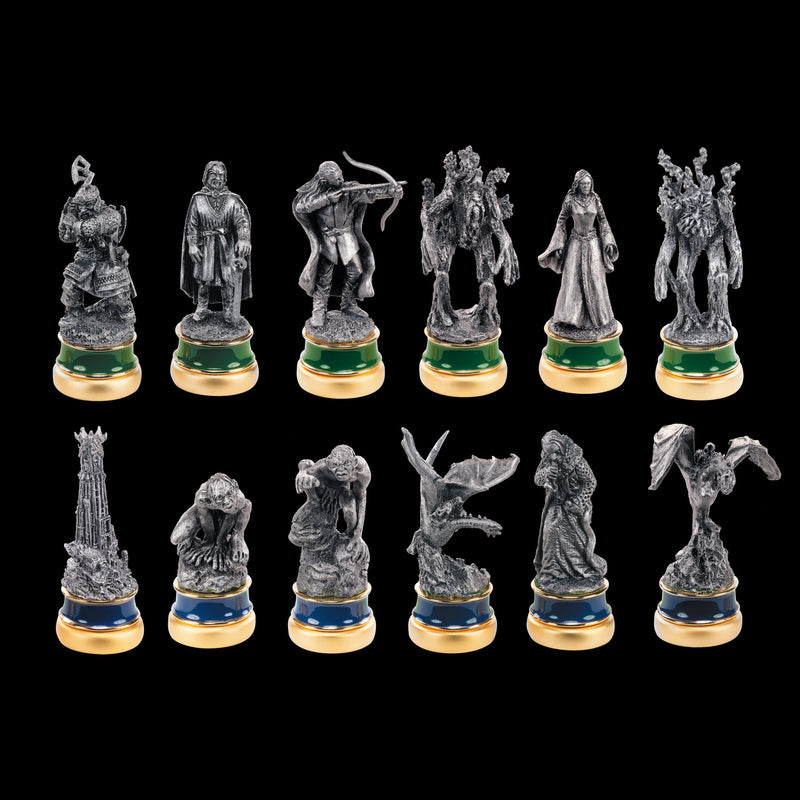 Last level- Lord of The Rings Two Towers Chess Pieces (6+6) King Ajedrez, sólido, Multicolor, Talla única (NOB2172
