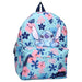 STITCH Hawaii Flowers Backpack by Disney Lilo & Stitch - Backpack for Boys | School | Leisure - Colour Blue - Size 39 x 29 x 12 cm, azure, One Size