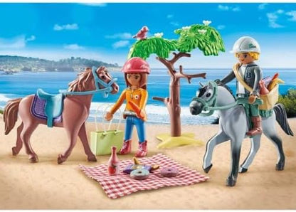 Playmobil 71470 Horses of Waterfall: Horse Riding Trip Starter Pack, horse toy, fun imaginative role-play, playsets suitable for children ages 4+