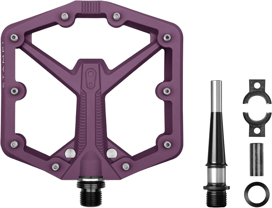 Crankbrothers Stamp Flat BMX/MTB Bike Pedal - Platform Bicycle Pedal, Minimal Profile, Adjustable Grip