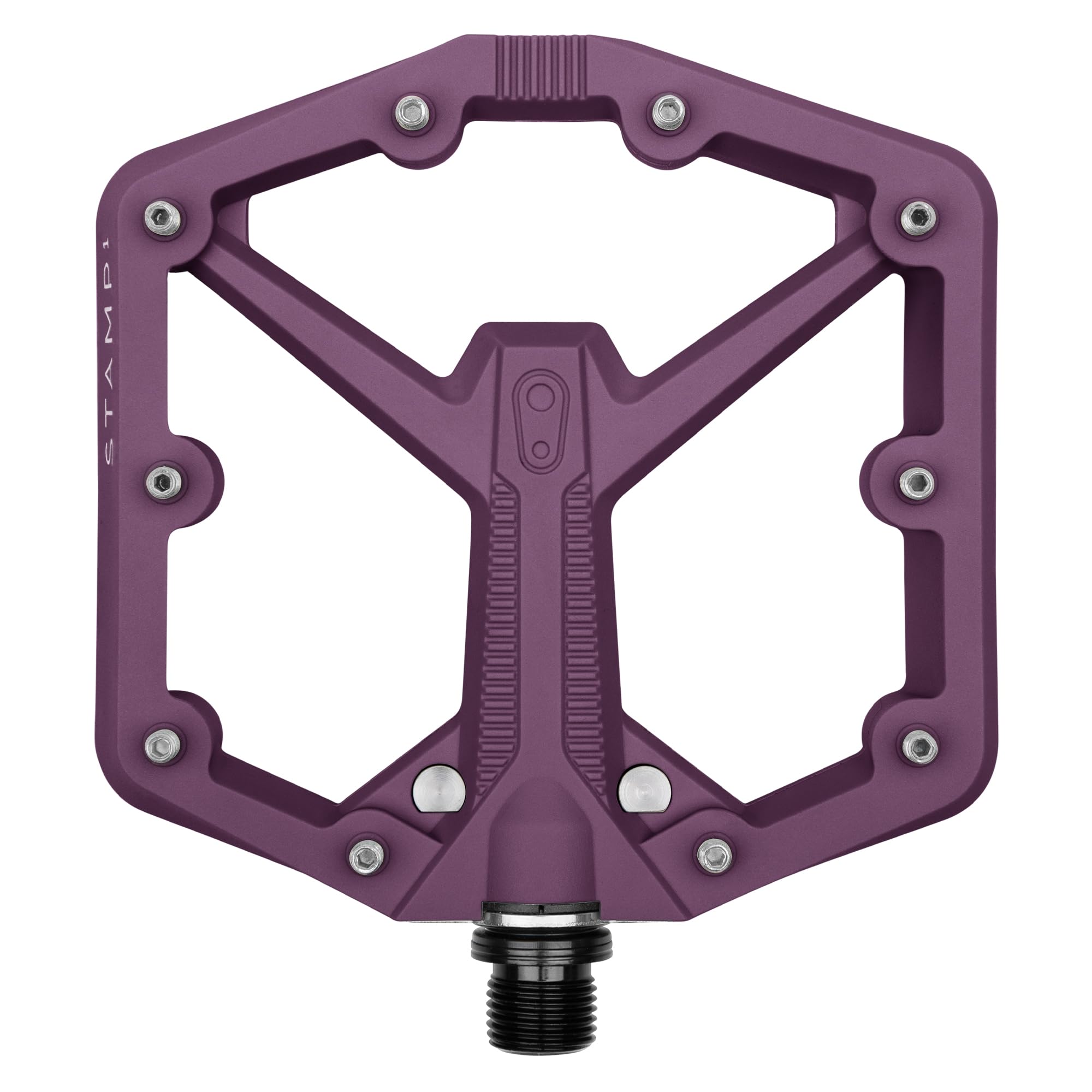 Crankbrothers Stamp Flat BMX/MTB Bike Pedal - Platform Bicycle Pedal, Minimal Profile, Adjustable Grip