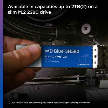 WD_BLUE SN580 250GB M.2 2280 PCIe Gen4 NVMe up to 4,150 MB/s read speed