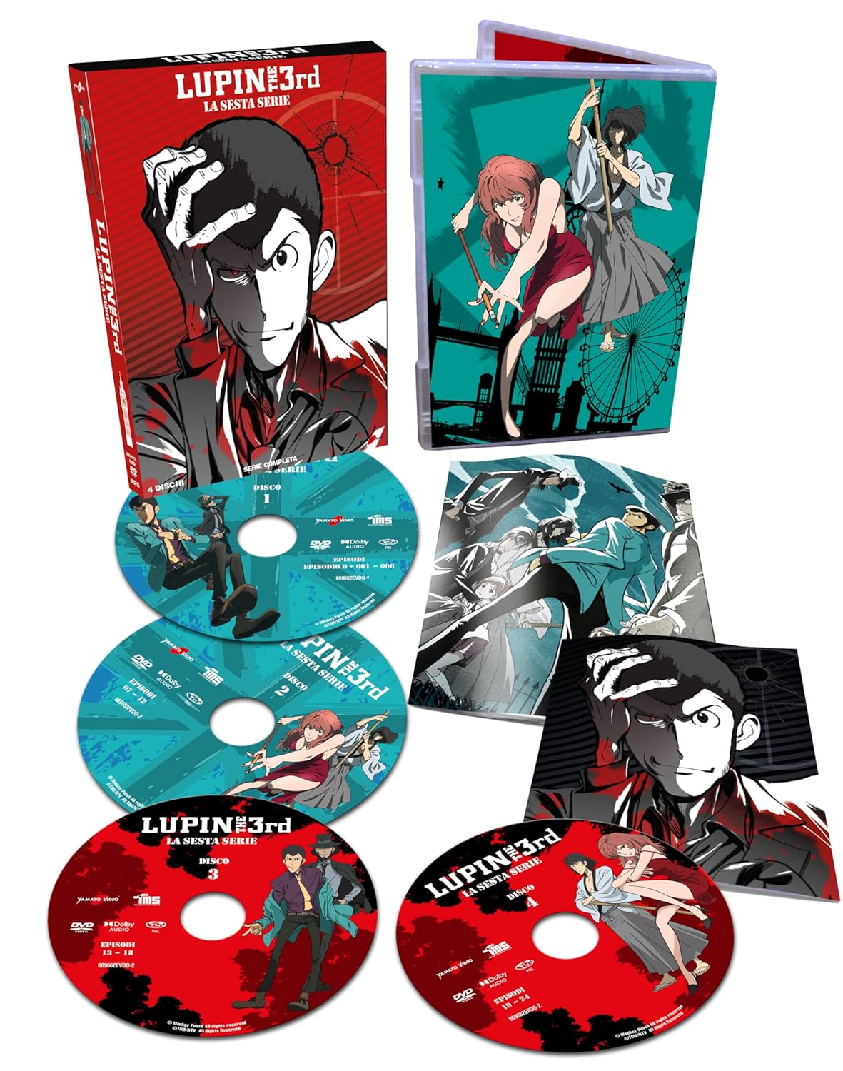Lupin III - La Sesta Serie -(4 Dvd