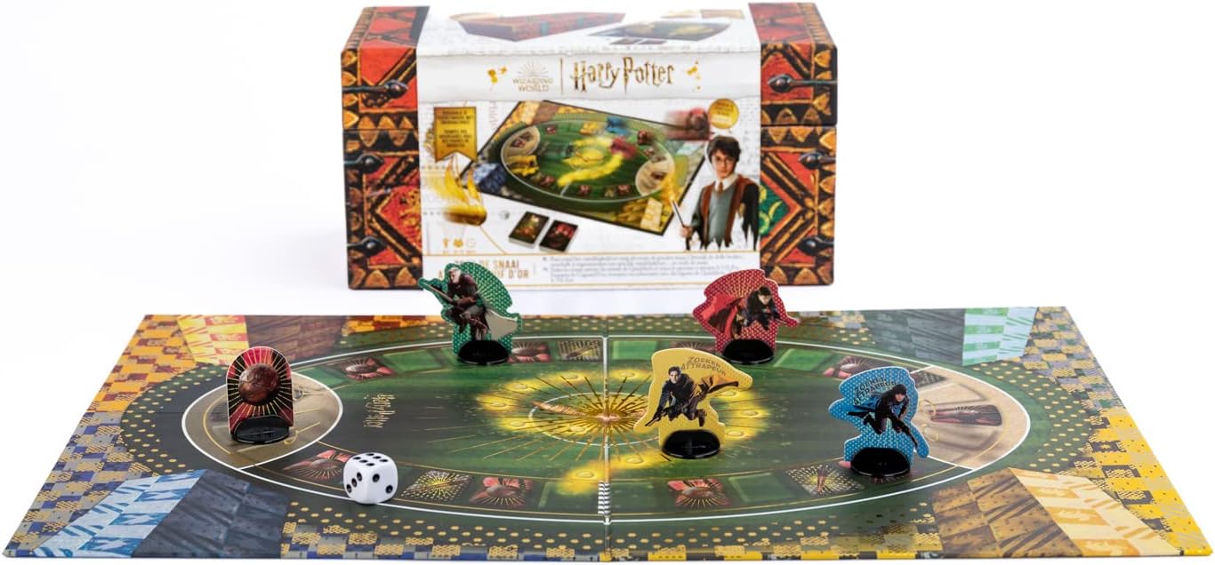 Cartamundi Harry Potter Seek The Snitch Board Game, Calling All Harry Potter Super-Fans! For 2 to 4 Players, Great Gift For Kids Aged 8+