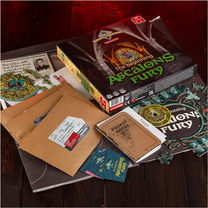 Jumbo, Escape Quests, The Beginning Ascalon's Fury - Jonathan Eaton's Houses of Treasure, Escape Room Puzzle Game, 1-4 Players, Ages 16+