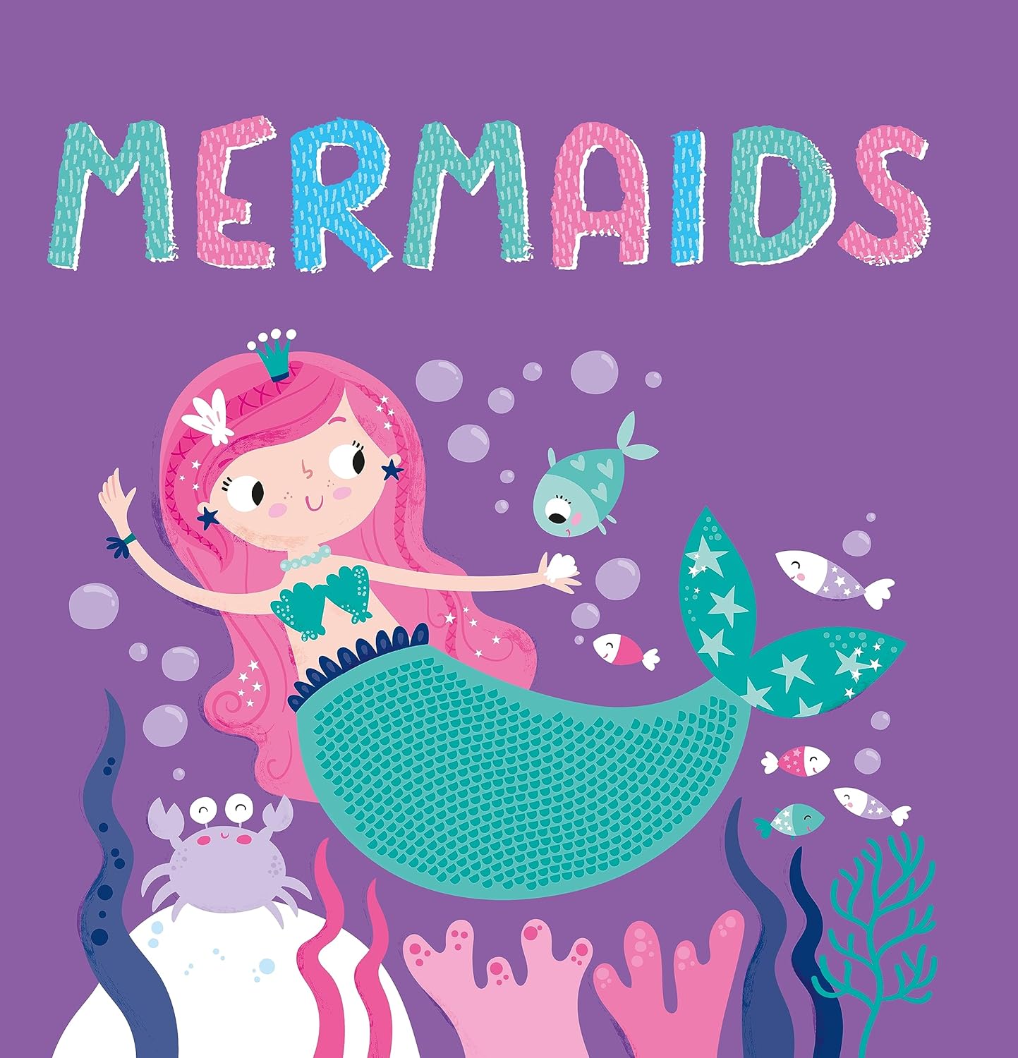 North Parade Publishing SILPZ10 Mermaids Board Book and Puzzle, Multicoloured